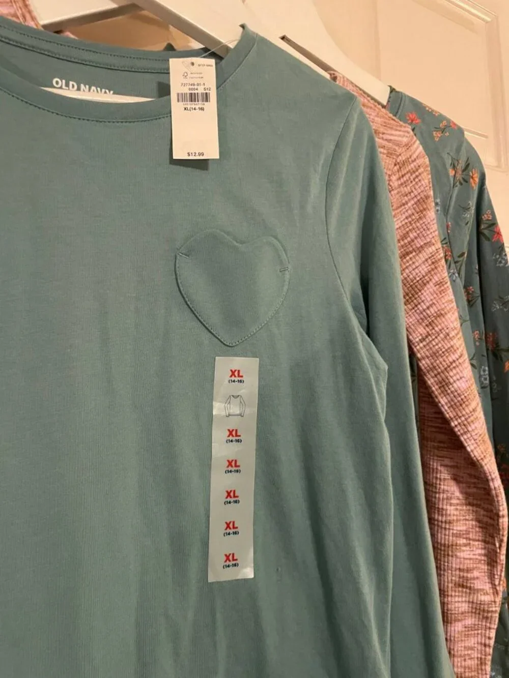 NWT lot Old Navy Girls XL Floral Softest Long Sleeve Tee | Soft Girl Vibes